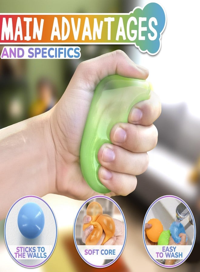 KETAR 8 Pcs Glow in The Dark Sticky Balls for Ceiling - Image 4